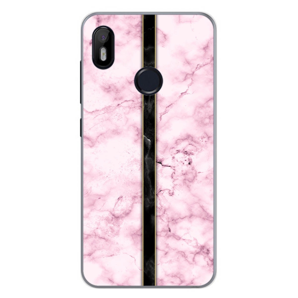 Funda Gel Tpu para Bq Aquaris C diseño Mármol 04 Dibujos