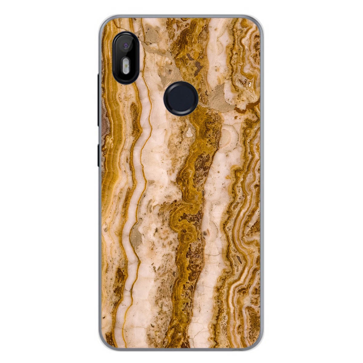 Funda Gel Tpu para Bq Aquaris C diseño Mármol 10 Dibujos
