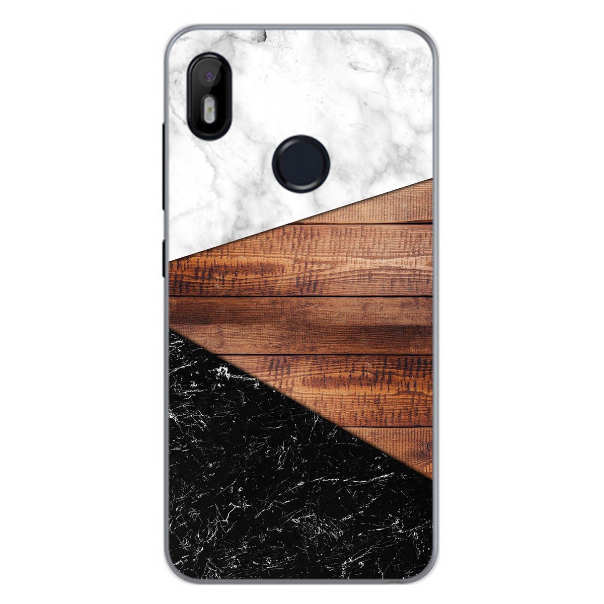 Funda Gel Tpu para Bq Aquaris C diseño Mármol 11 Dibujos