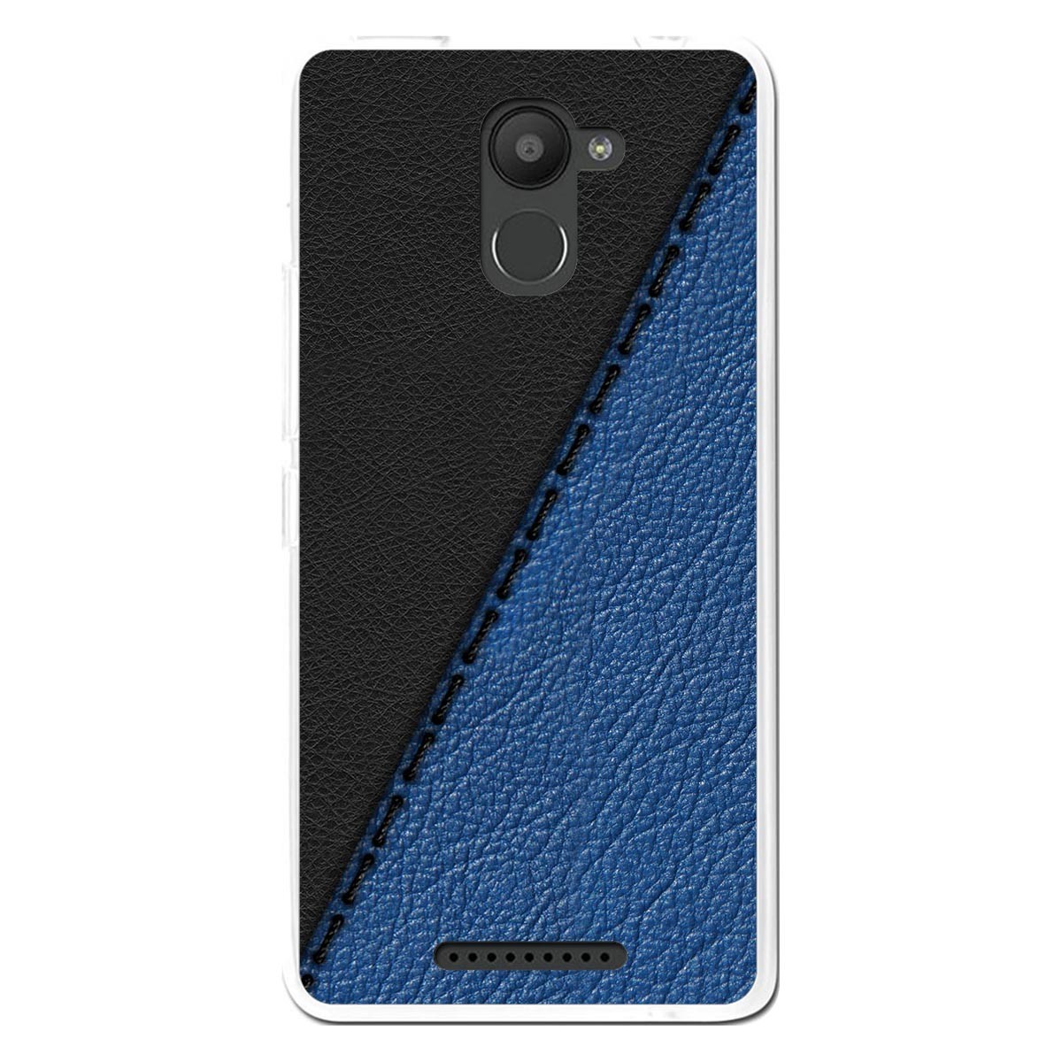 Funda Gel Tpu para Bq Aquaris U Plus diseño Cuero 02 Dibujos