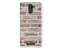 Funda Gel Tpu para Bq Aquaris U Plus diseño Ladrillo 01 Dibujos