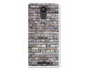 Funda Gel Tpu para Bq Aquaris U Plus diseño Ladrillo 02 Dibujos
