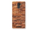 Funda Gel Tpu para Bq Aquaris U Plus diseño Ladrillo 04 Dibujos