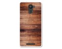 Funda Gel Tpu para Bq Aquaris U Plus diseño Madera 02 Dibujos