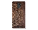 Funda Gel Tpu para Bq Aquaris U Plus diseño Madera 06 Dibujos