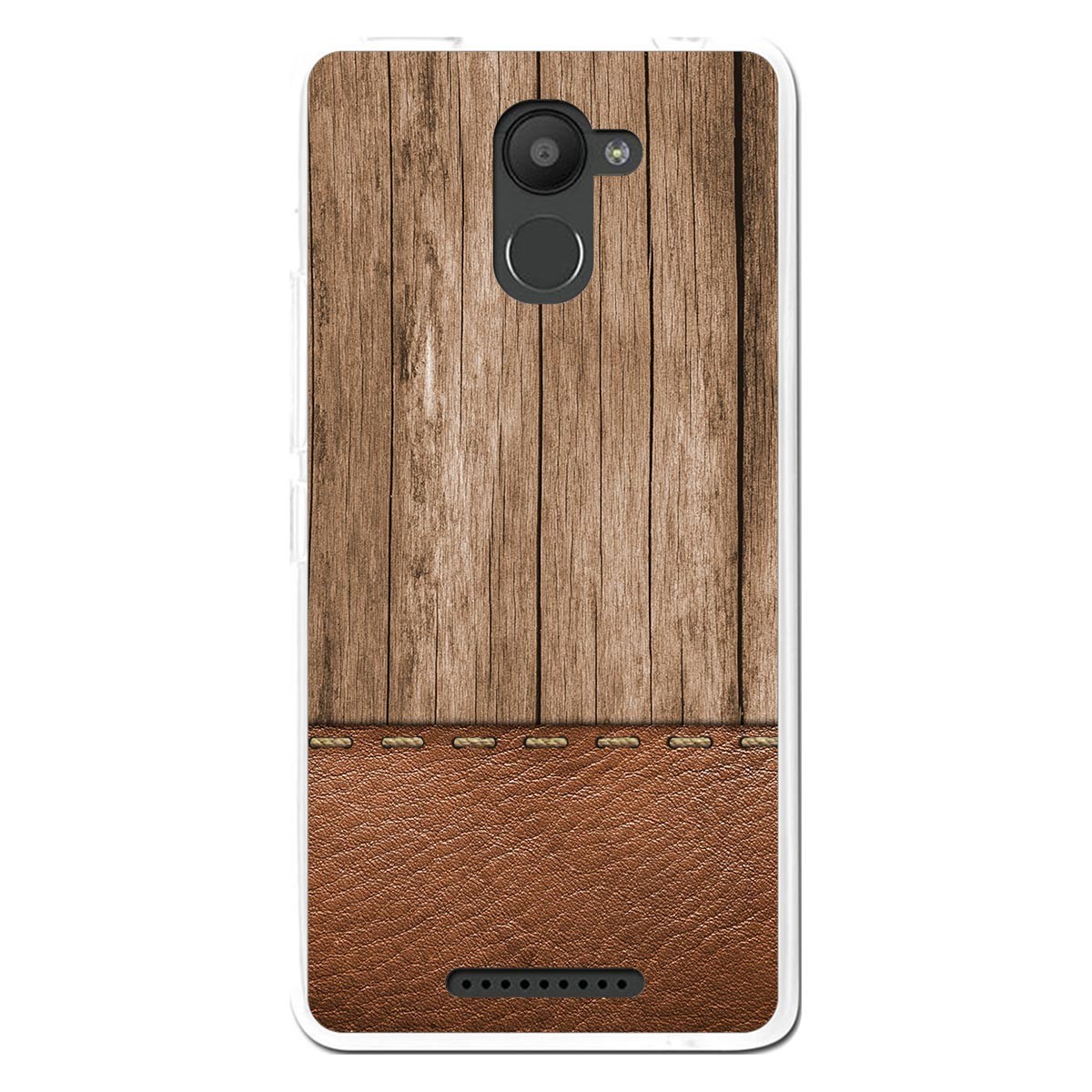 Funda Gel Tpu para Bq Aquaris U Plus diseño Madera 09 Dibujos