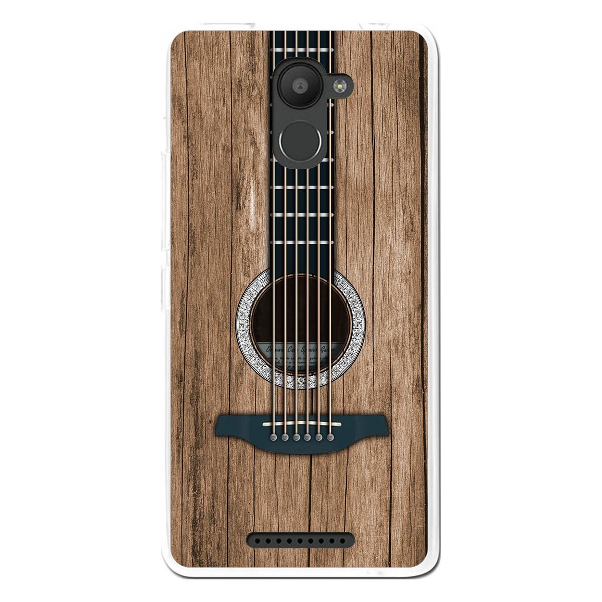 Funda Gel Tpu para Bq Aquaris U Plus diseño Madera 11 Dibujos
