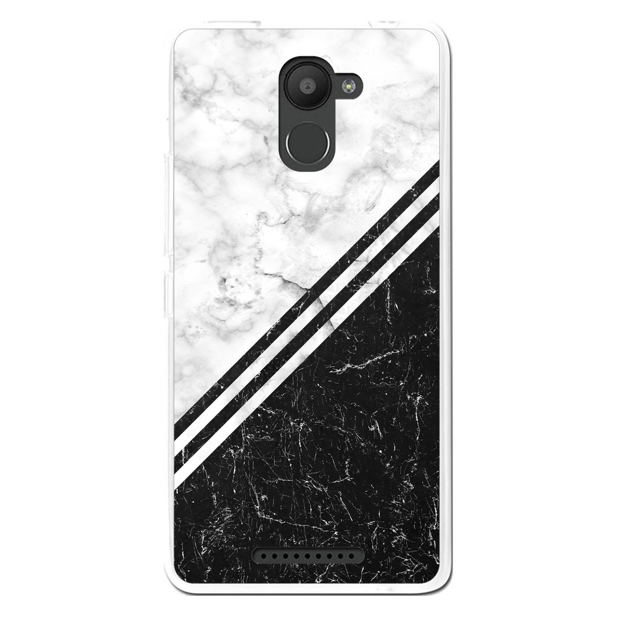 Funda Gel Tpu para Bq Aquaris U Plus diseño Mármol 01 Dibujos