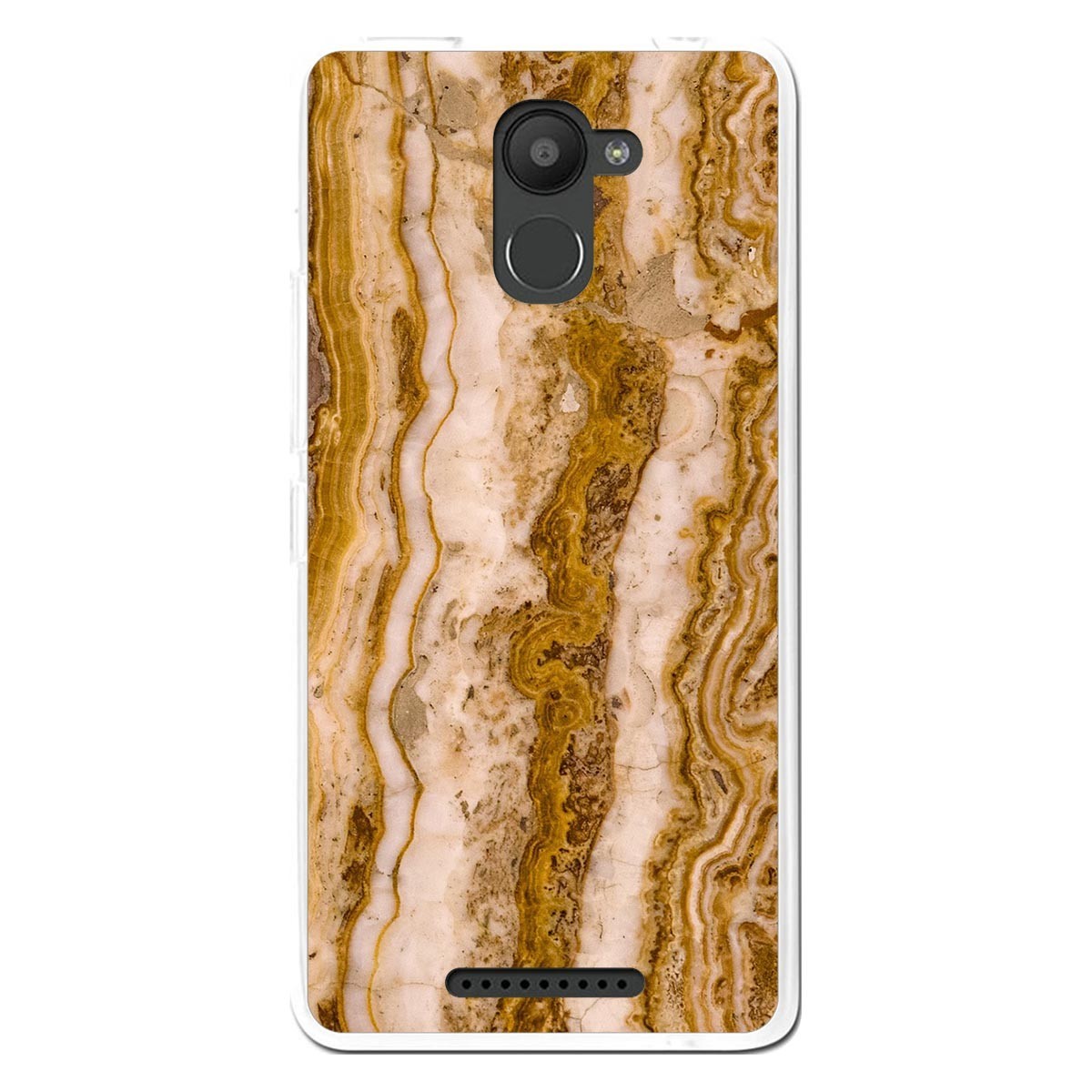 Funda Gel Tpu para Bq Aquaris U Plus diseño Mármol 10 Dibujos