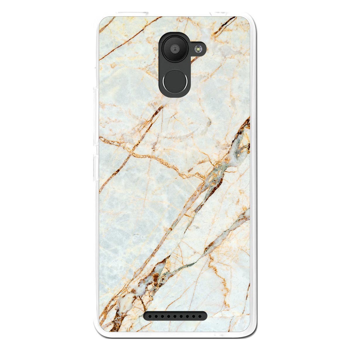 Funda Gel Tpu para Bq Aquaris U Plus diseño Mármol 13 Dibujos