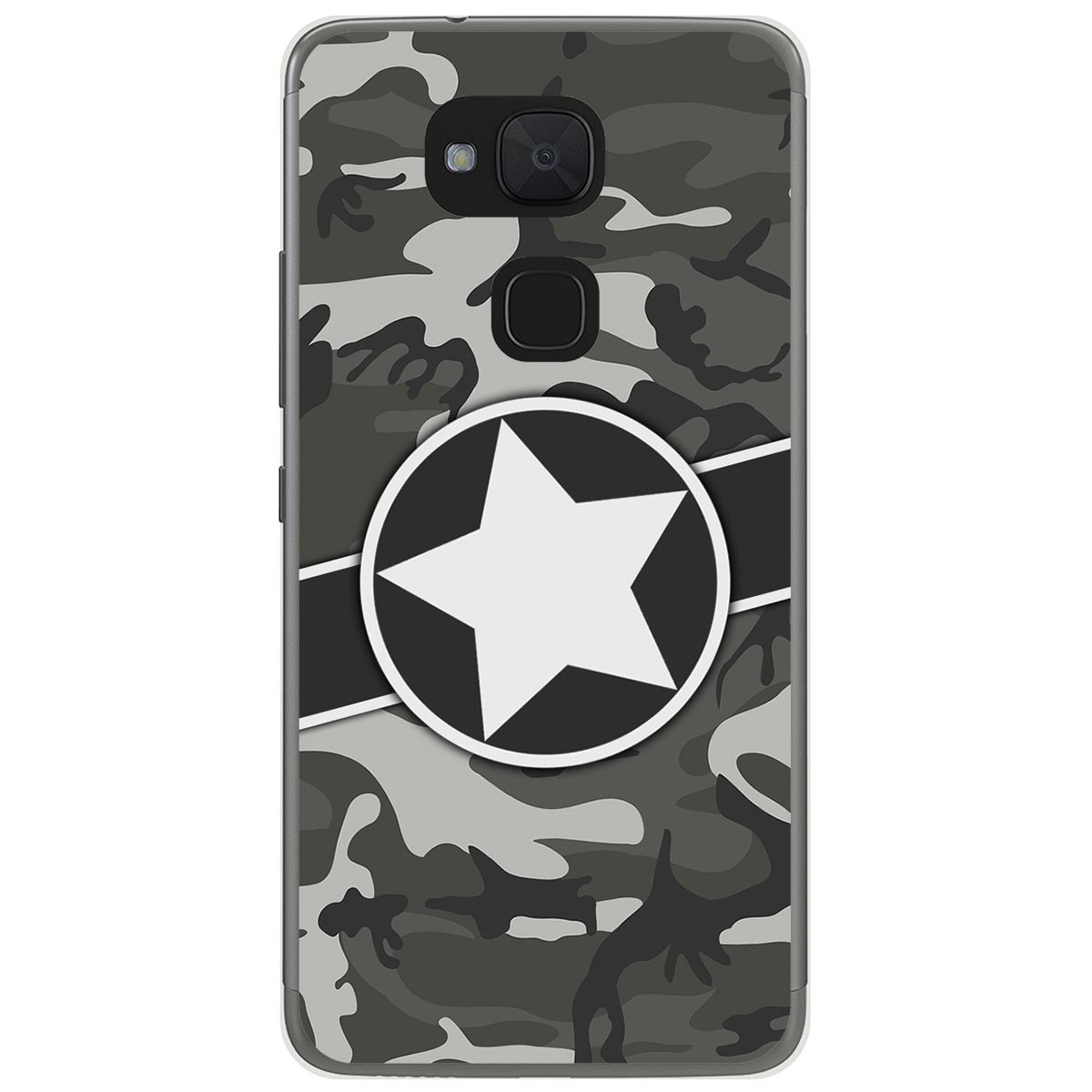 Funda Gel Tpu para Bq Aquaris V / VS diseño Camuflaje 02 Dibujos