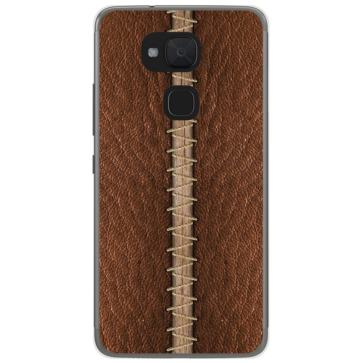 Funda Gel Tpu para Bq Aquaris V / VS diseño Cuero 01 Dibujos