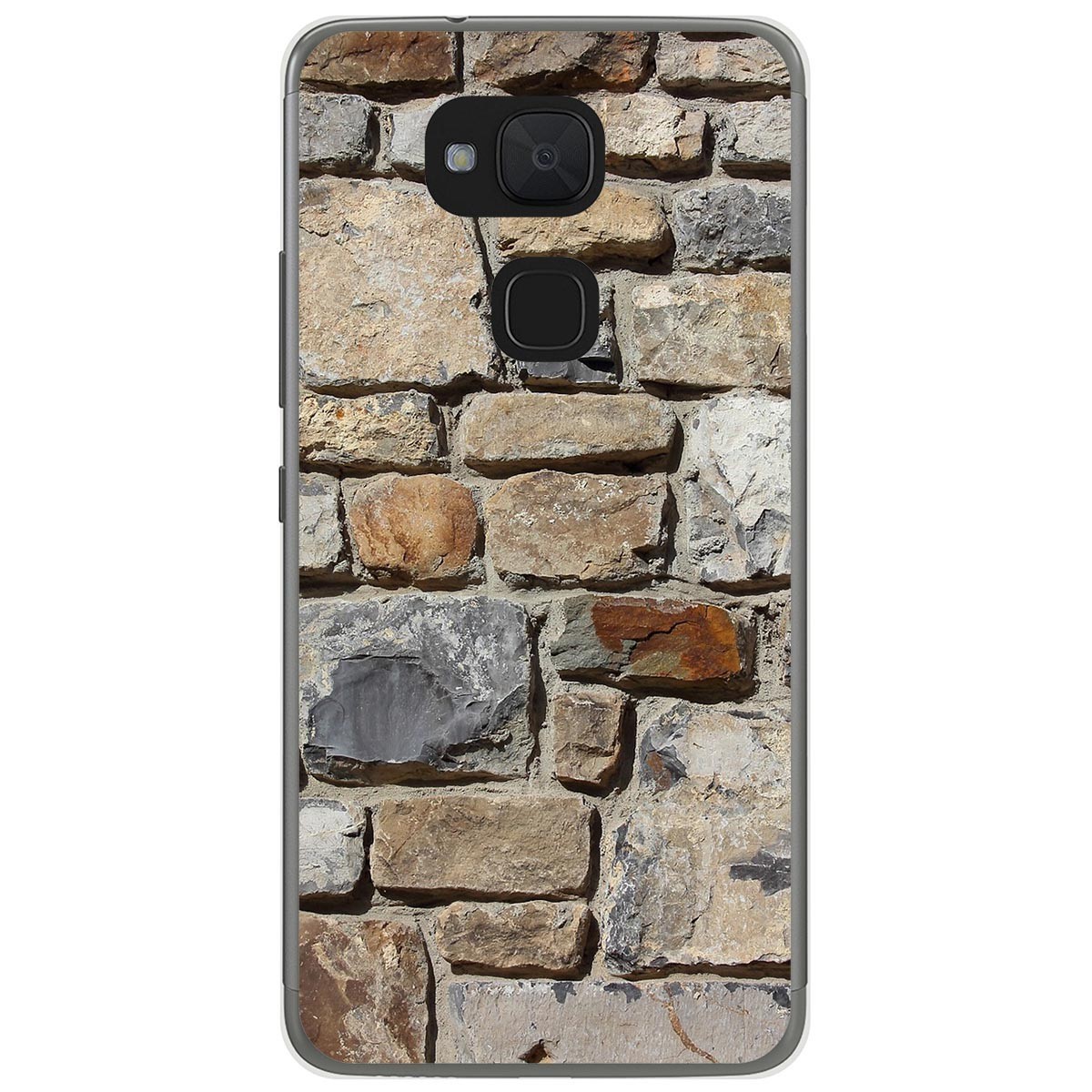 Funda Gel Tpu para Bq Aquaris V / VS diseño Ladrillo 03 Dibujos