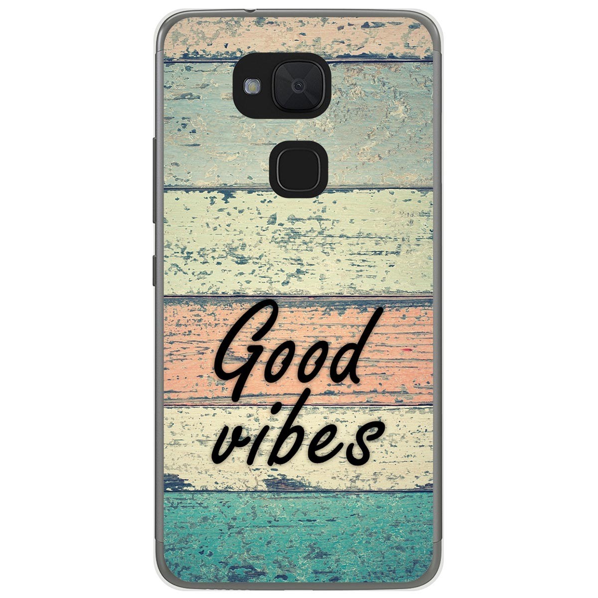 Funda Gel Tpu para Bq Aquaris V / VS diseño Madera 01 Dibujos