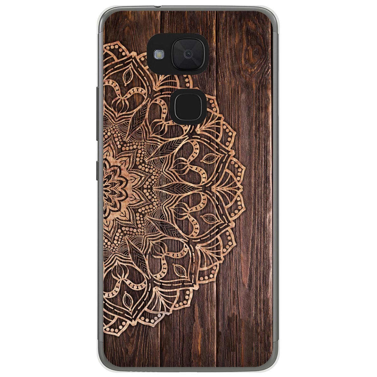 Funda Gel Tpu para Bq Aquaris V / VS diseño Madera 06 Dibujos