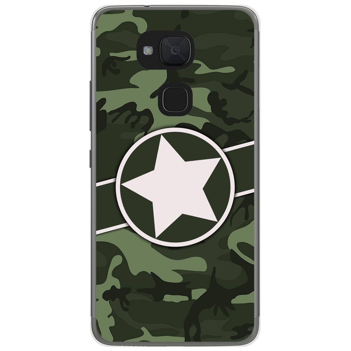Funda Gel Tpu para Bq Aquaris V Plus / VS Plus diseño Camuflaje 01 Dibujos