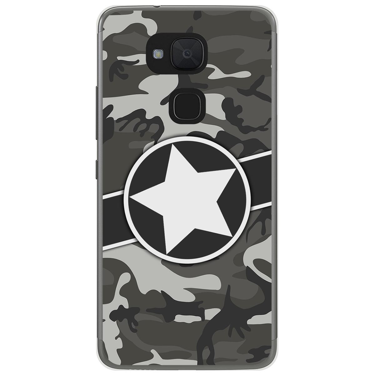 Funda Gel Tpu para Bq Aquaris V Plus / VS Plus diseño Camuflaje 02 Dibujos
