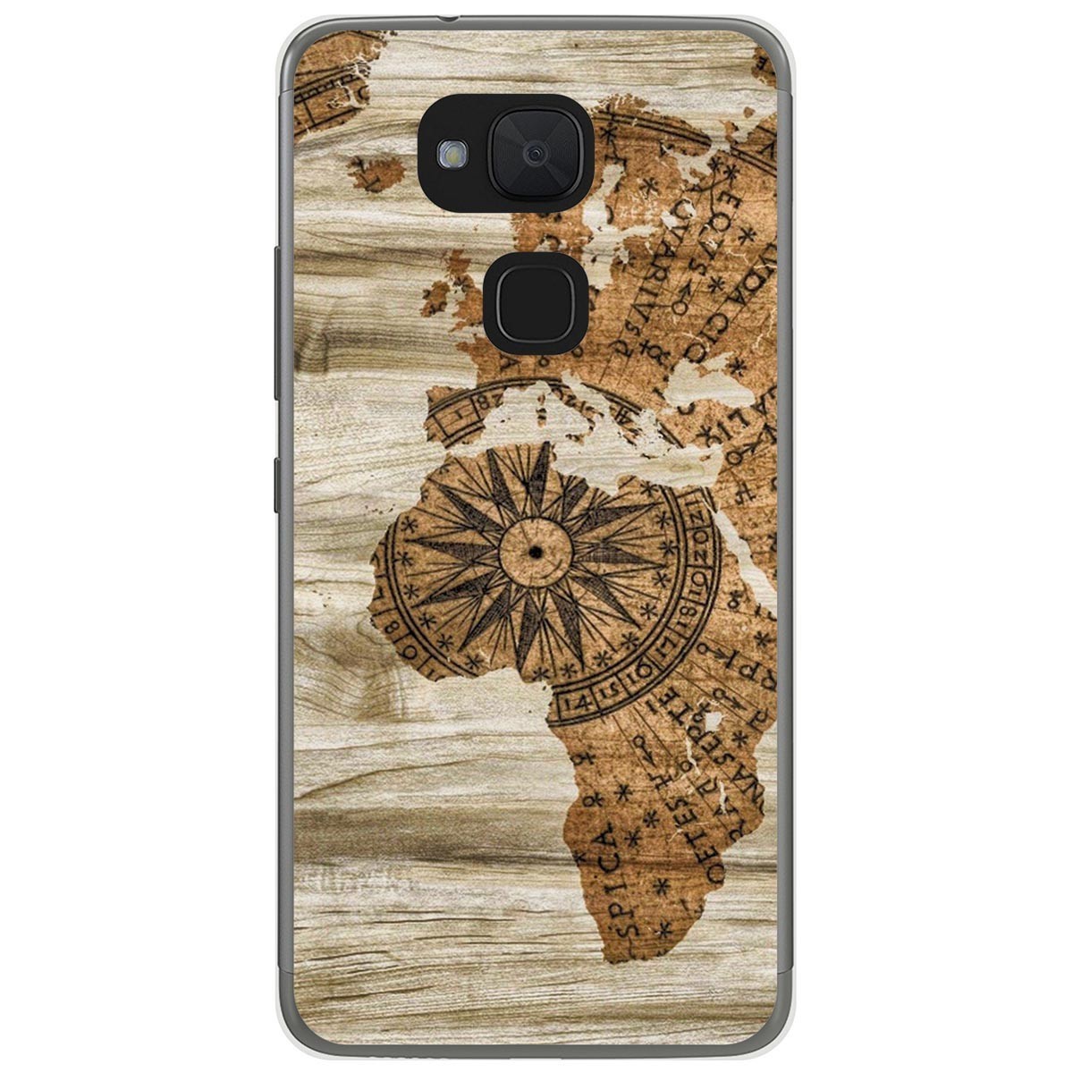 Funda Gel Tpu para Bq Aquaris V Plus / VS Plus diseño Madera 07 Dibujos