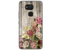 Funda Gel Tpu para Bq Aquaris V Plus / VS Plus diseño Madera 08 Dibujos