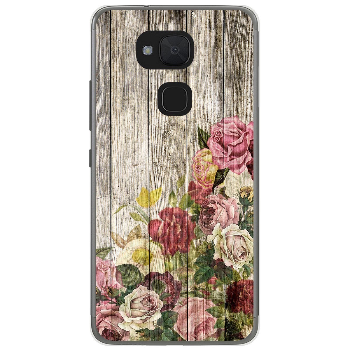 Funda Gel Tpu para Bq Aquaris V Plus / VS Plus diseño Madera 08 Dibujos