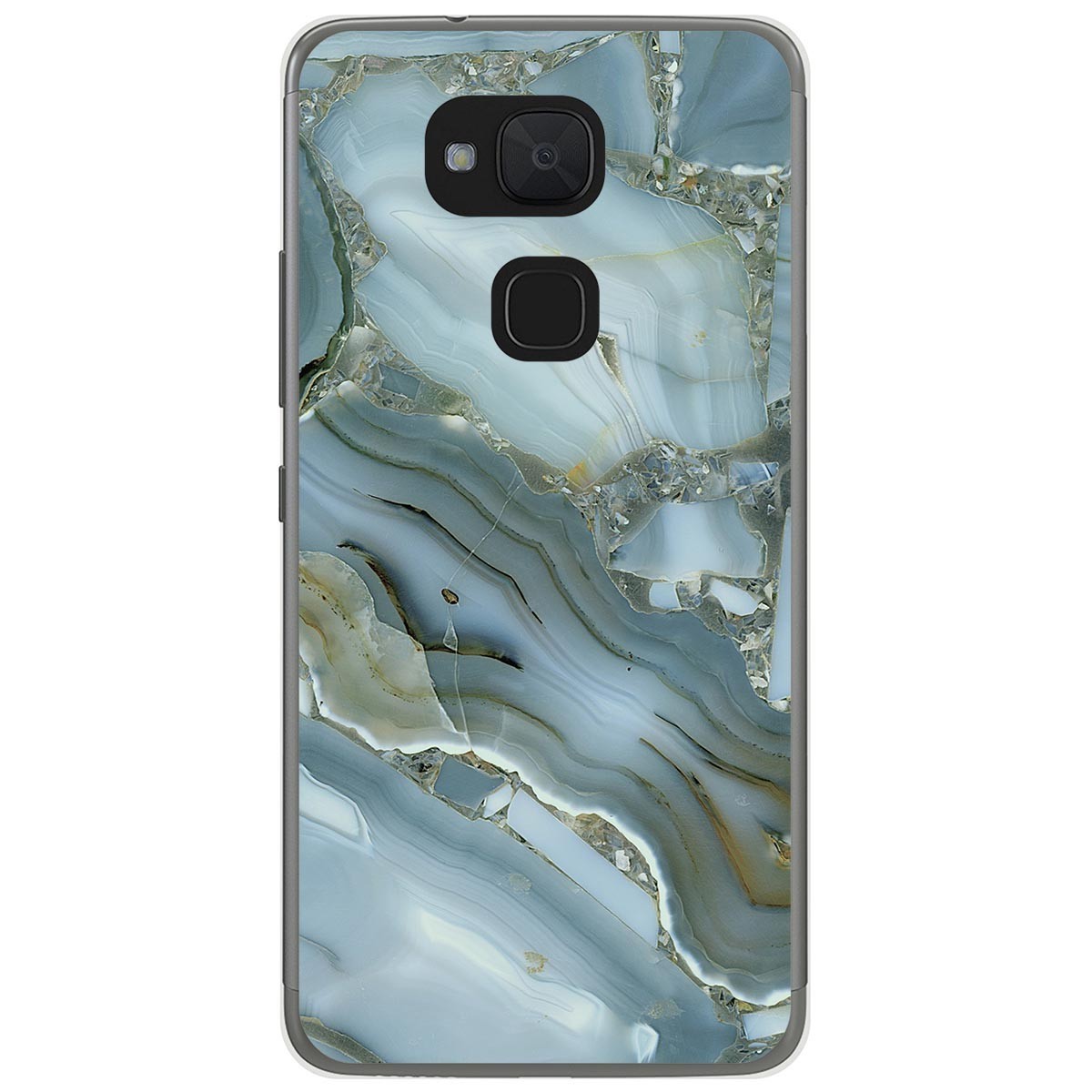 Funda Gel Tpu para Bq Aquaris V Plus / VS Plus diseño Mármol 09 Dibujos