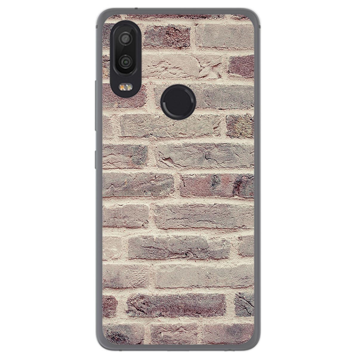 Funda Gel Tpu para Bq Aquaris X2 / X2 Pro diseño Ladrillo 01 Dibujos