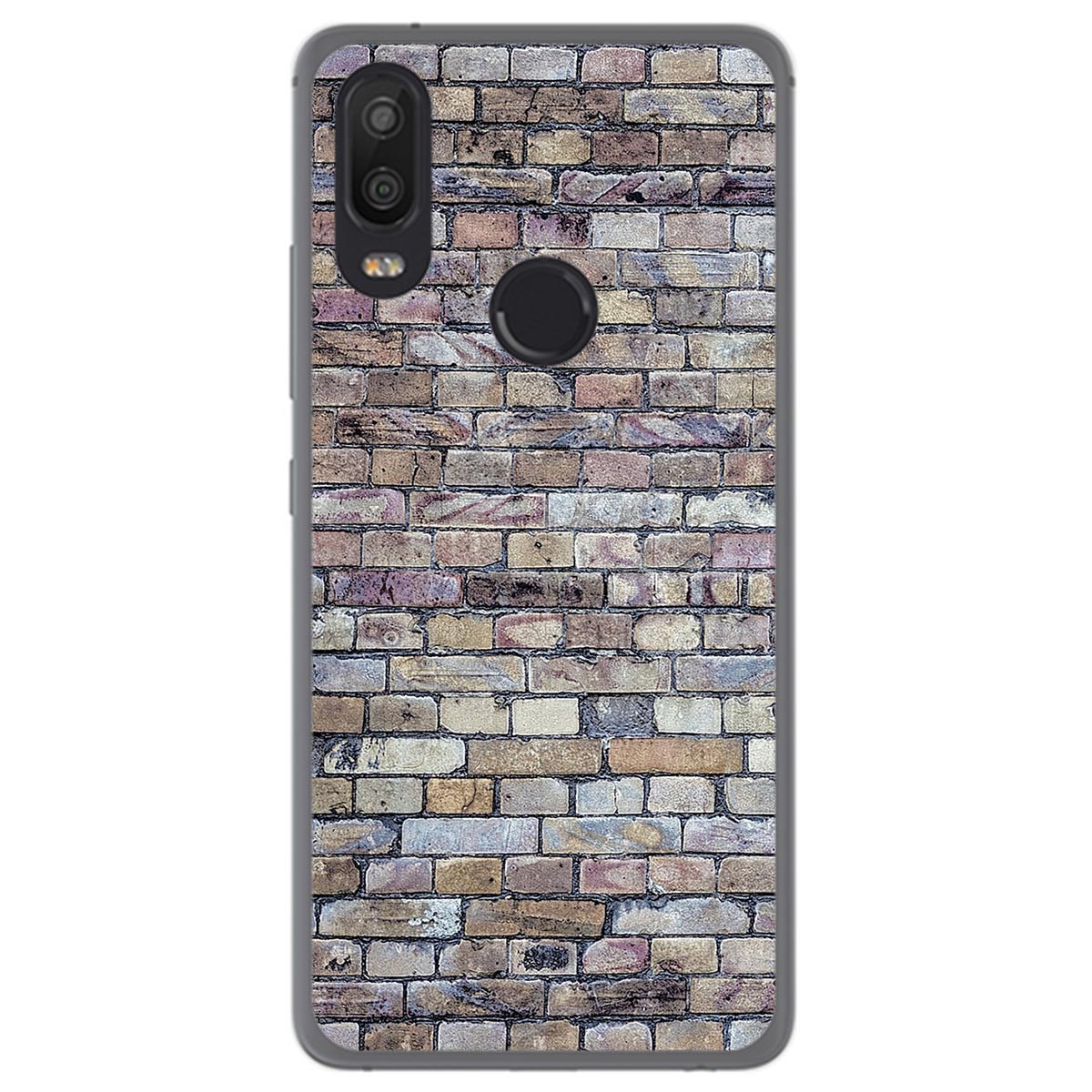 Funda Gel Tpu para Bq Aquaris X2 / X2 Pro diseño Ladrillo 02 Dibujos