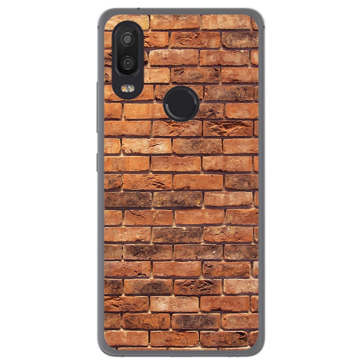 Funda Gel Tpu para Bq Aquaris X2 / X2 Pro diseño Ladrillo 04 Dibujos