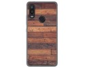 Funda Gel Tpu para Bq Aquaris X2 / X2 Pro diseño Madera 03 Dibujos