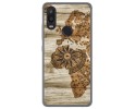 Funda Gel Tpu para Bq Aquaris X2 / X2 Pro diseño Madera 07 Dibujos