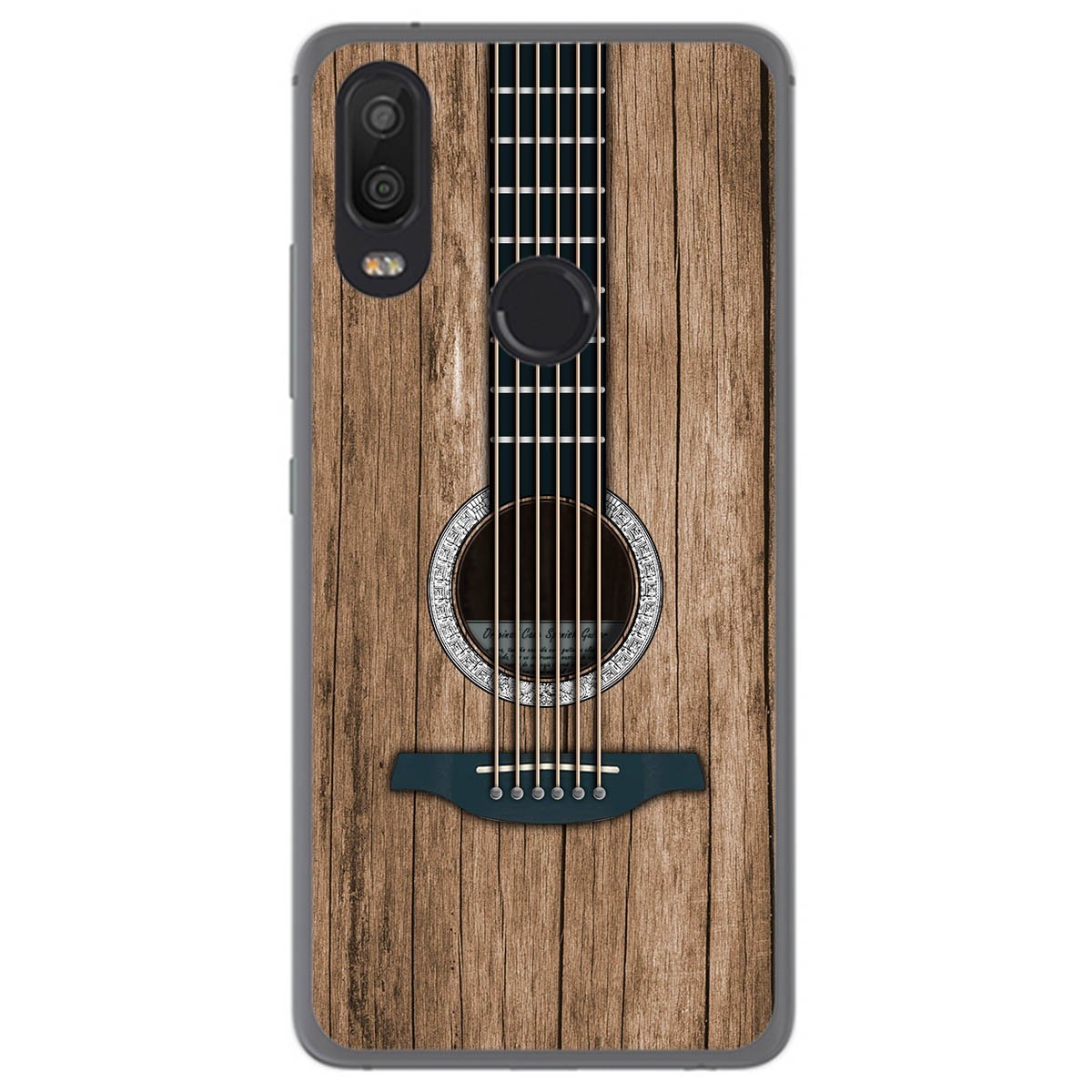 Funda Gel Tpu para Bq Aquaris X2 / X2 Pro diseño Madera 11 Dibujos