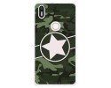 Funda Gel Tpu para Bq Aquaris X5 Plus diseño Camuflaje 01 Dibujos