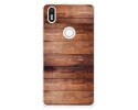 Funda Gel Tpu para Bq Aquaris X5 Plus diseño Madera 02 Dibujos