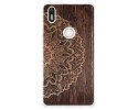 Funda Gel Tpu para Bq Aquaris X5 Plus diseño Madera 06 Dibujos