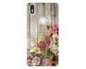 Funda Gel Tpu para Bq Aquaris X5 Plus diseño Madera 08 Dibujos
