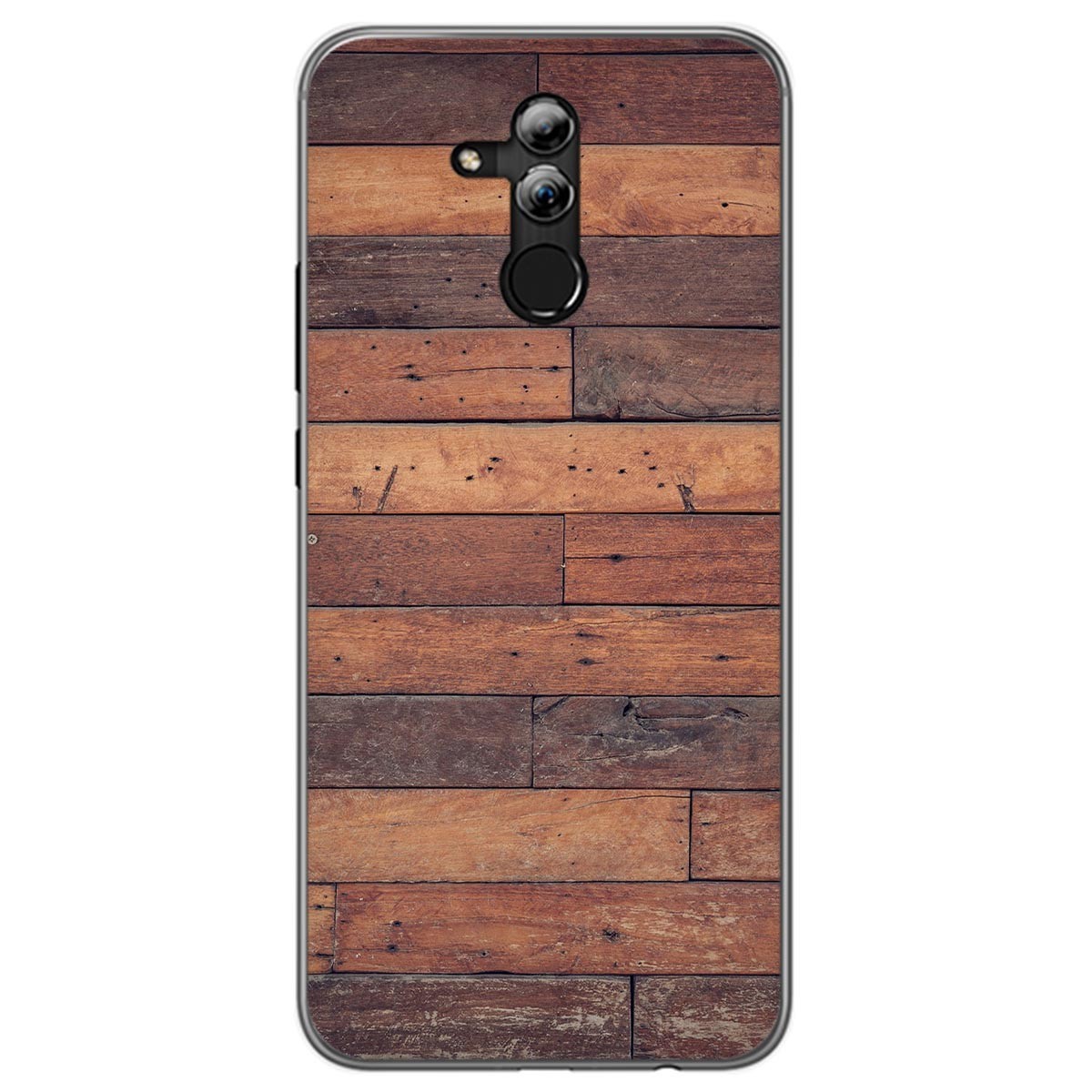 Funda Gel Tpu para Huawei Mate 20 Lite diseño Madera 03 Dibujos