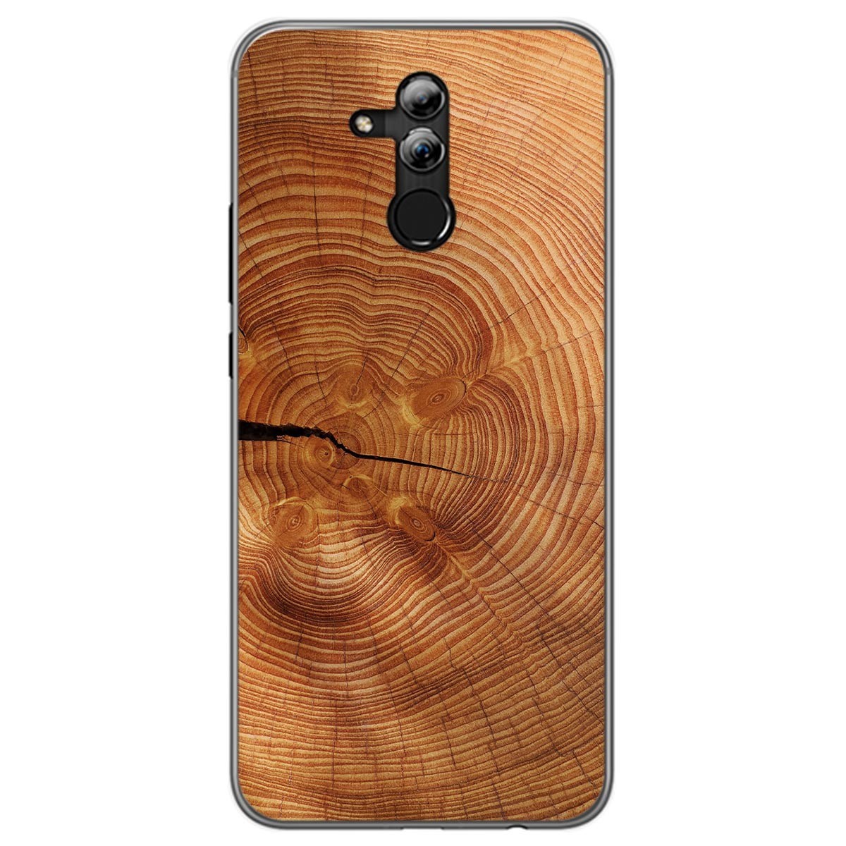 Funda Gel Tpu para Huawei Mate 20 Lite diseño Madera 04 Dibujos