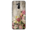 Funda Gel Tpu para Huawei Mate 20 Lite diseño Madera 08 Dibujos