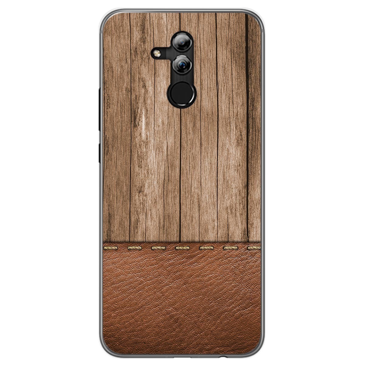 Funda Gel Tpu para Huawei Mate 20 Lite diseño Madera 09 Dibujos