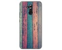Funda Gel Tpu para Huawei Mate 20 Lite diseño Madera 10 Dibujos