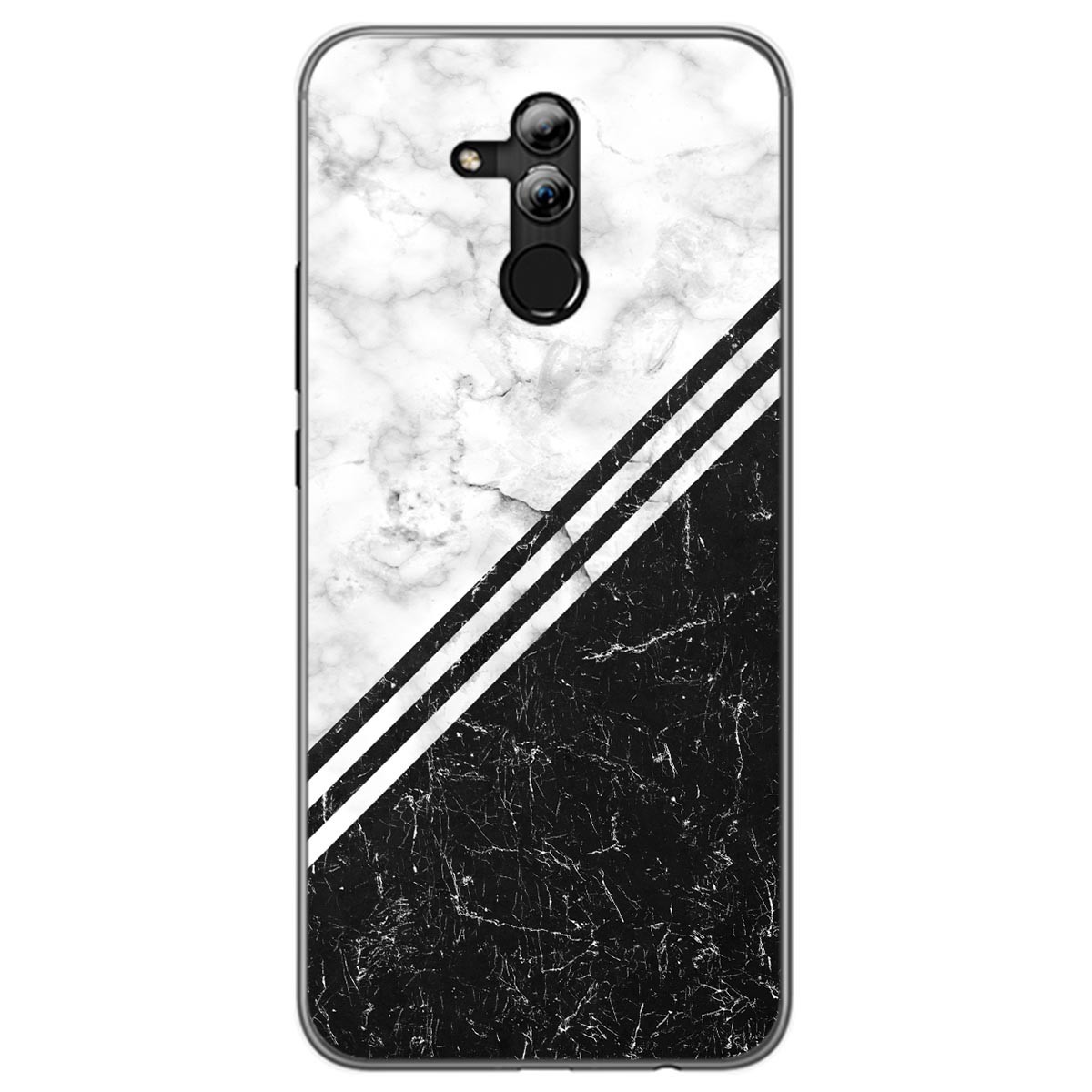 Funda Gel Tpu para Huawei Mate 20 Lite diseño Mármol 01 Dibujos