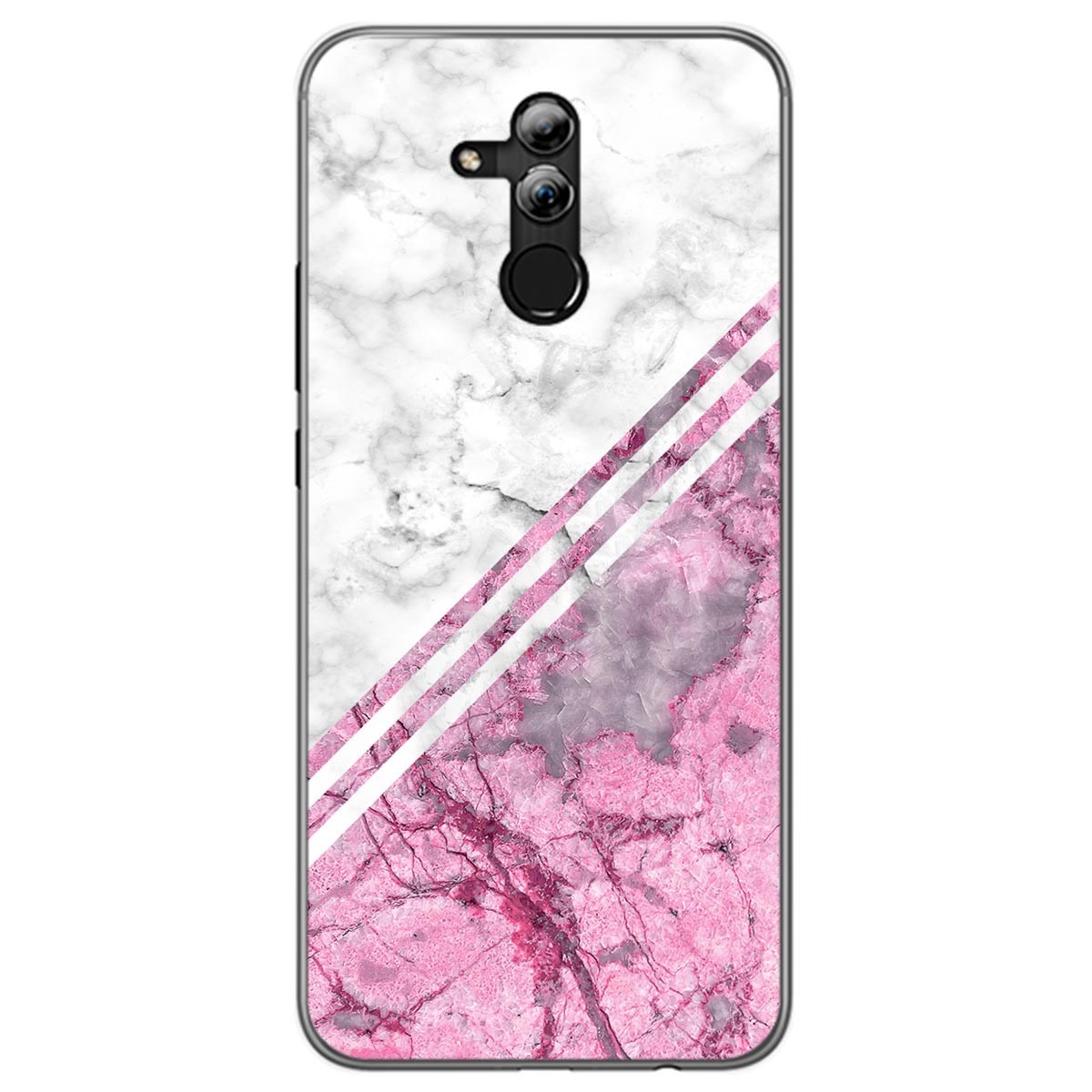 Funda Gel Tpu para Huawei Mate 20 Lite diseño Mármol 03 Dibujos