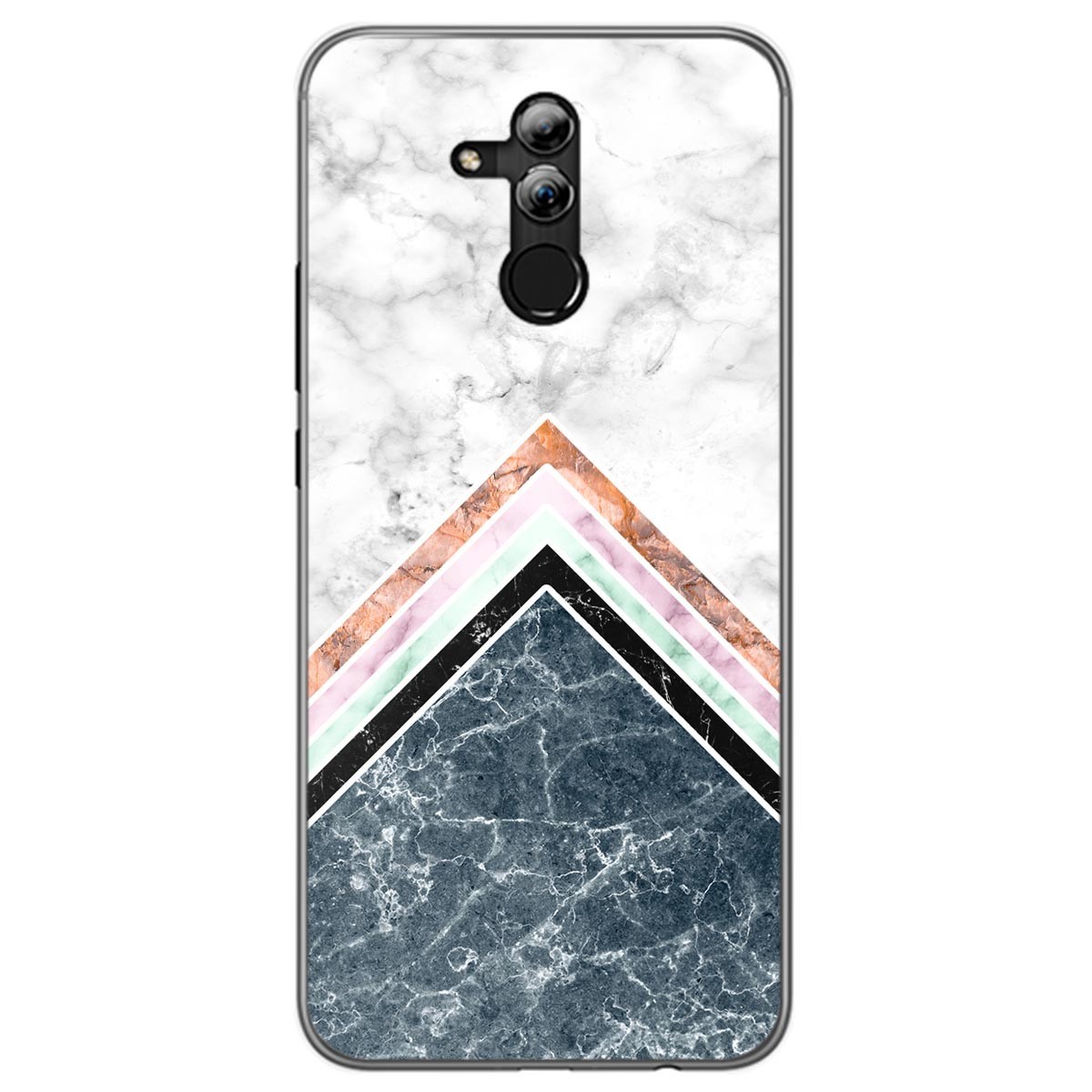 Funda Gel Tpu para Huawei Mate 20 Lite diseño Mármol 05 Dibujos