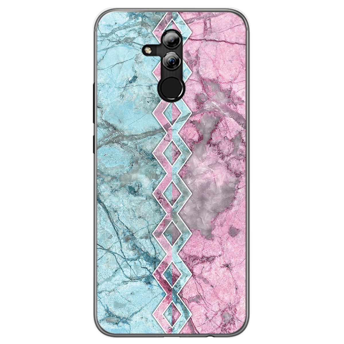 Funda Gel Tpu para Huawei Mate 20 Lite diseño Mármol 08 Dibujos