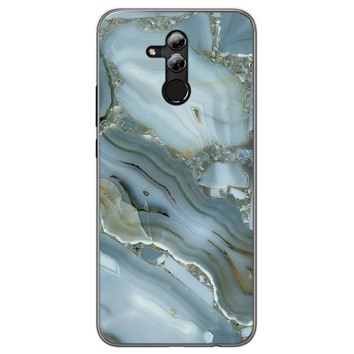 Funda Gel Tpu para Huawei Mate 20 Lite diseño Mármol 09 Dibujos