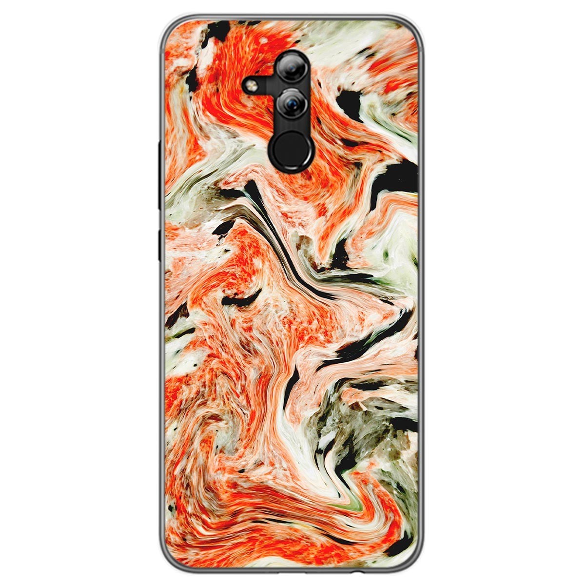 Funda Gel Tpu para Huawei Mate 20 Lite diseño Mármol 12 Dibujos