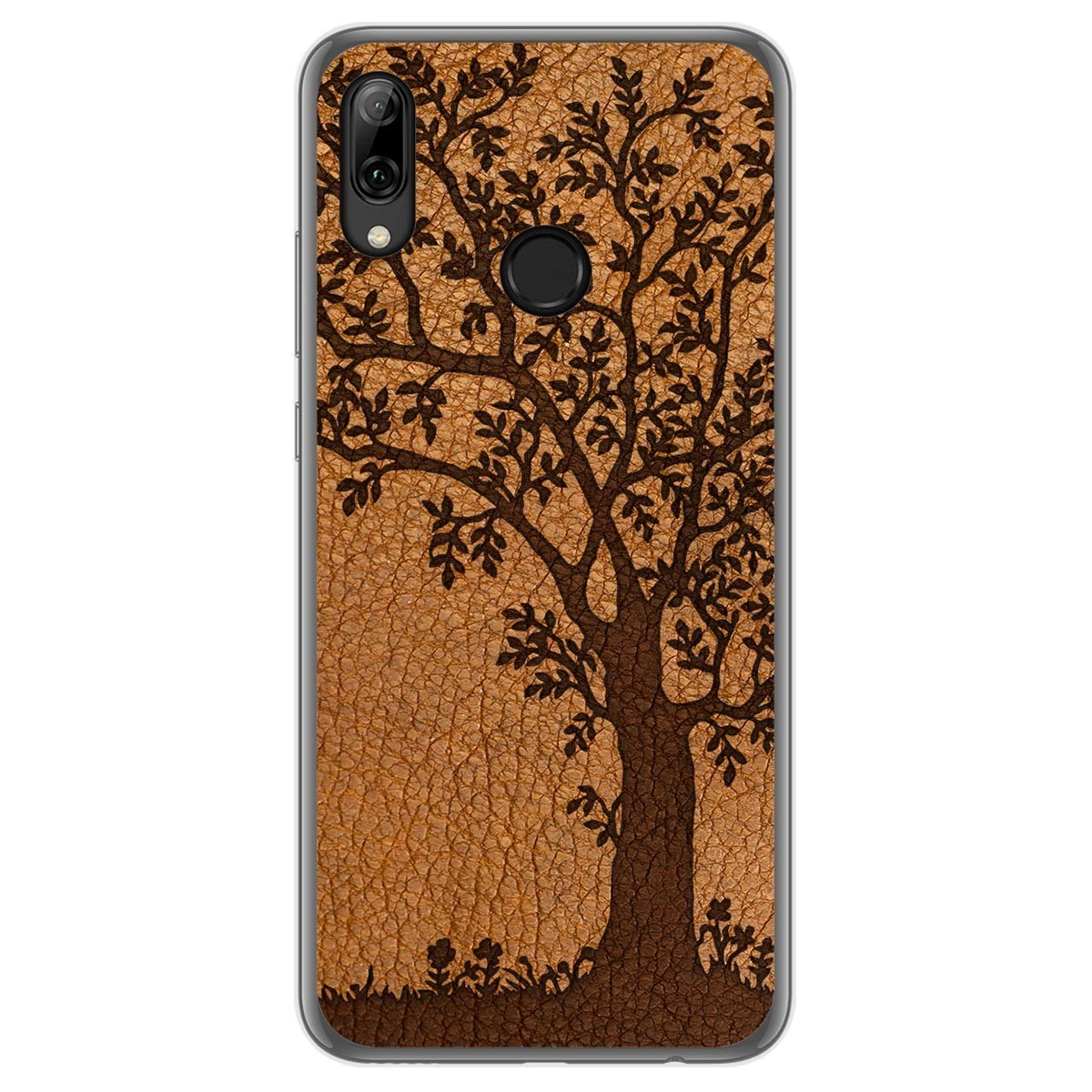 Funda Gel Tpu para Huawei P Smart 2019 / Honor 10 Lite diseño Cuero 03 Dibujos