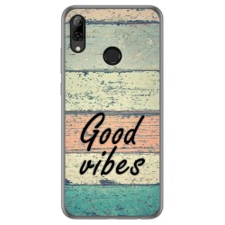 Funda Gel Tpu para Huawei P Smart 2019 / Honor 10 Lite diseño Madera 01 Dibujos