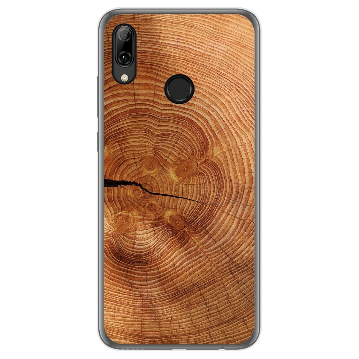 Funda Gel Tpu para Huawei P Smart 2019 / Honor 10 Lite diseño Madera 04 Dibujos
