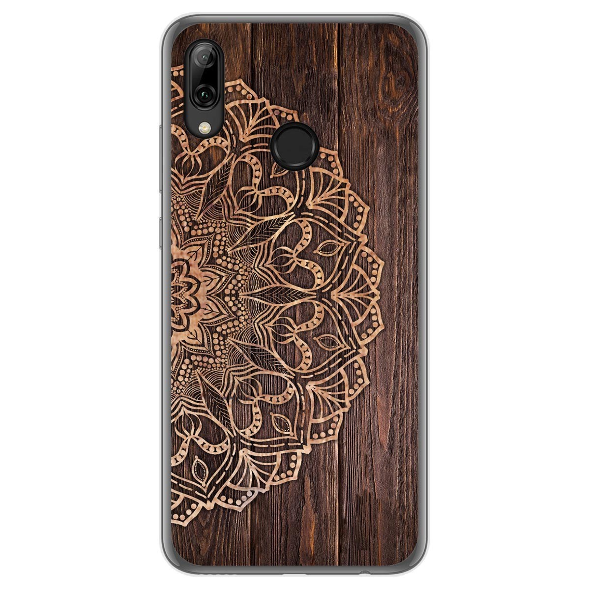 Funda Gel Tpu para Huawei P Smart 2019 / Honor 10 Lite diseño Madera 06 Dibujos
